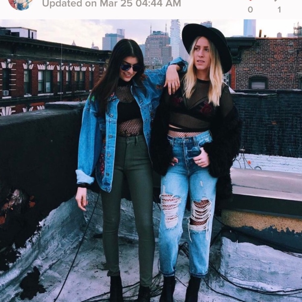 LF Green Wax Jeans